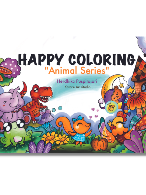 Buku Mewarnai : Happy Coloring “Animal Series”
