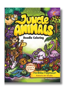 Doodle Coloring: Jungle Animals